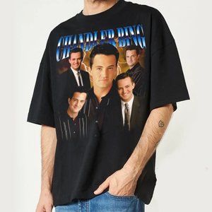 Chandler Bing Vintage T Shirt, Chandler Bing Friends TV Show 90s Graphic Tee